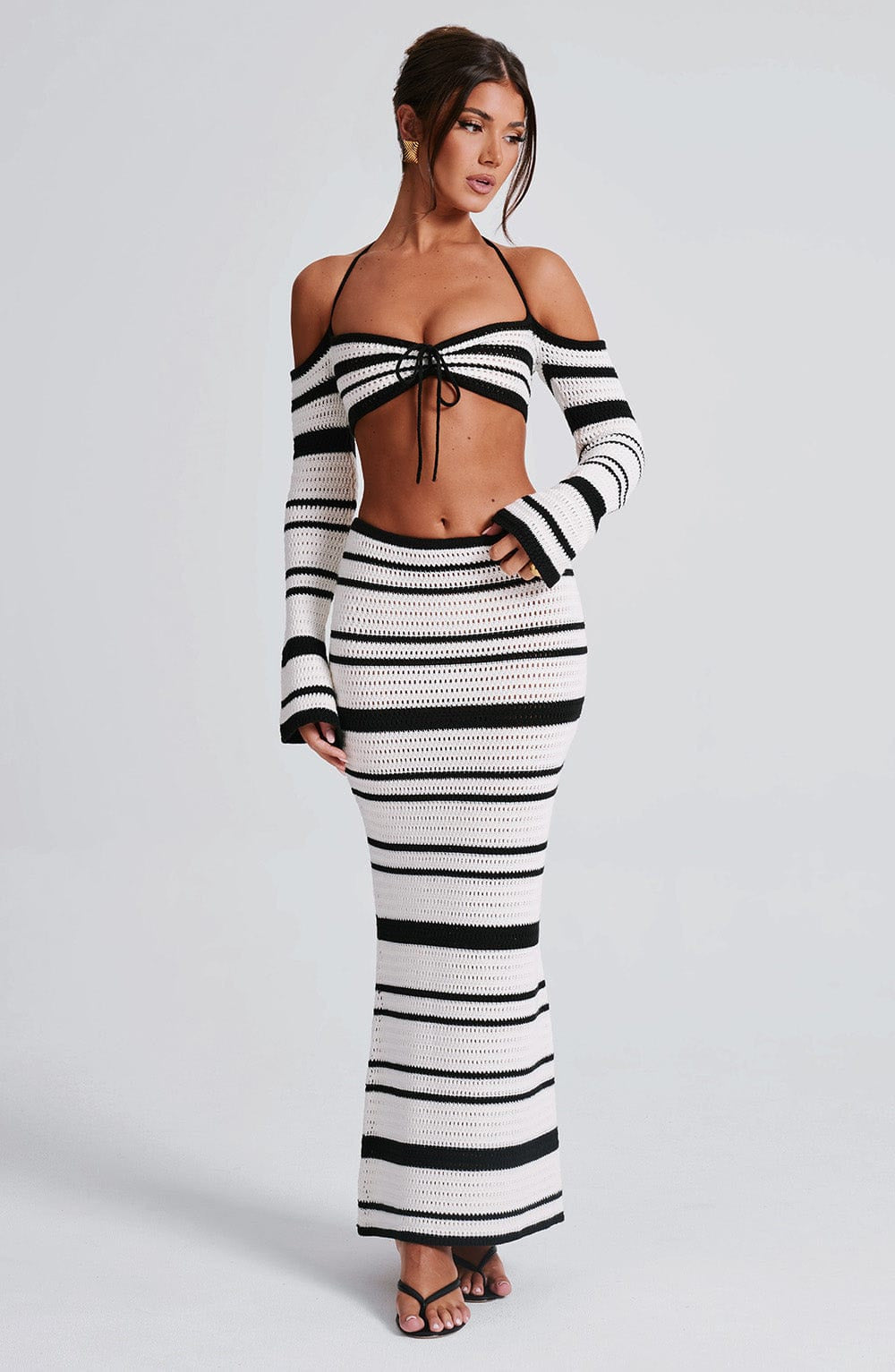 Rosa Striped Skirt Set