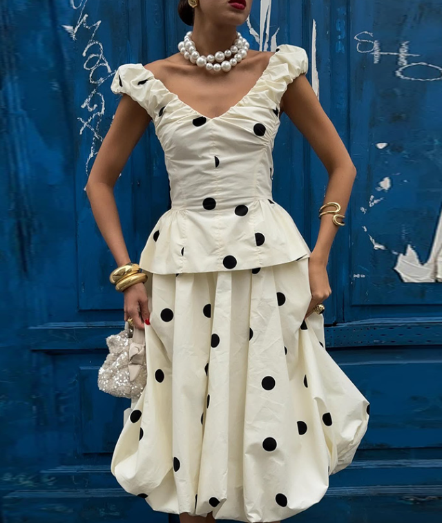 Jess Polka Dot Skirt Set