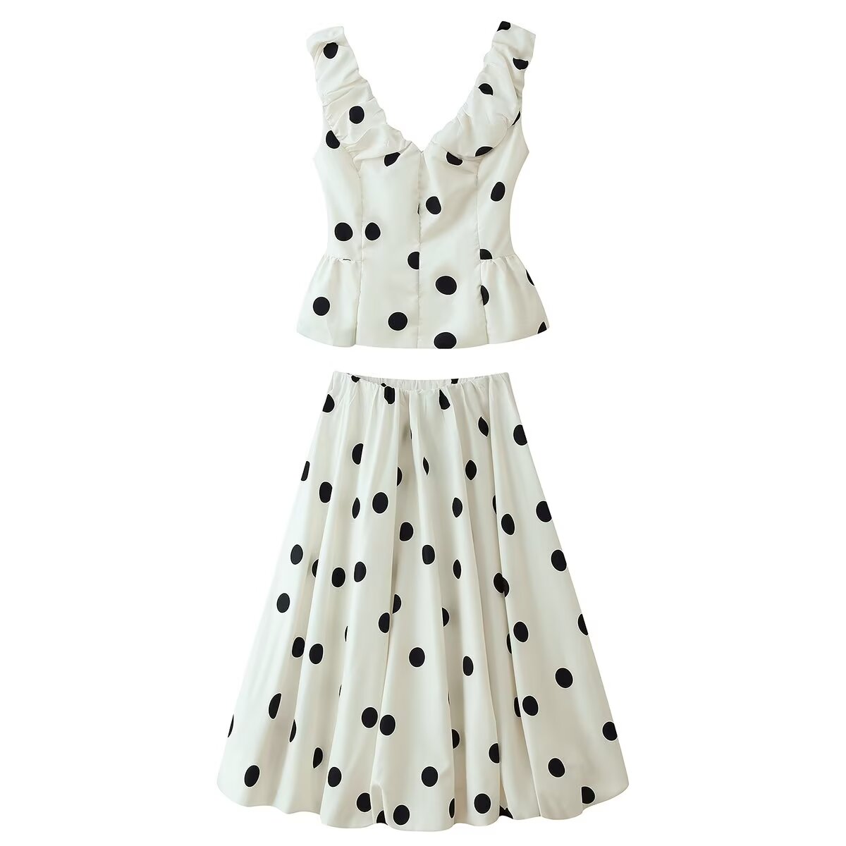 Jess Polka Dot Skirt Set