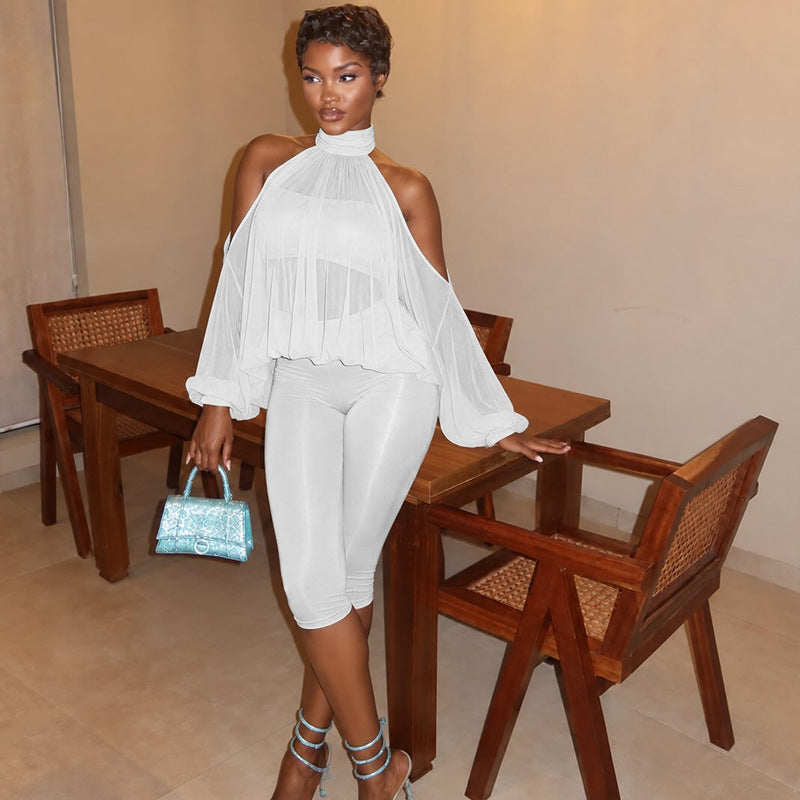 Quinn Mesh Trousers Set