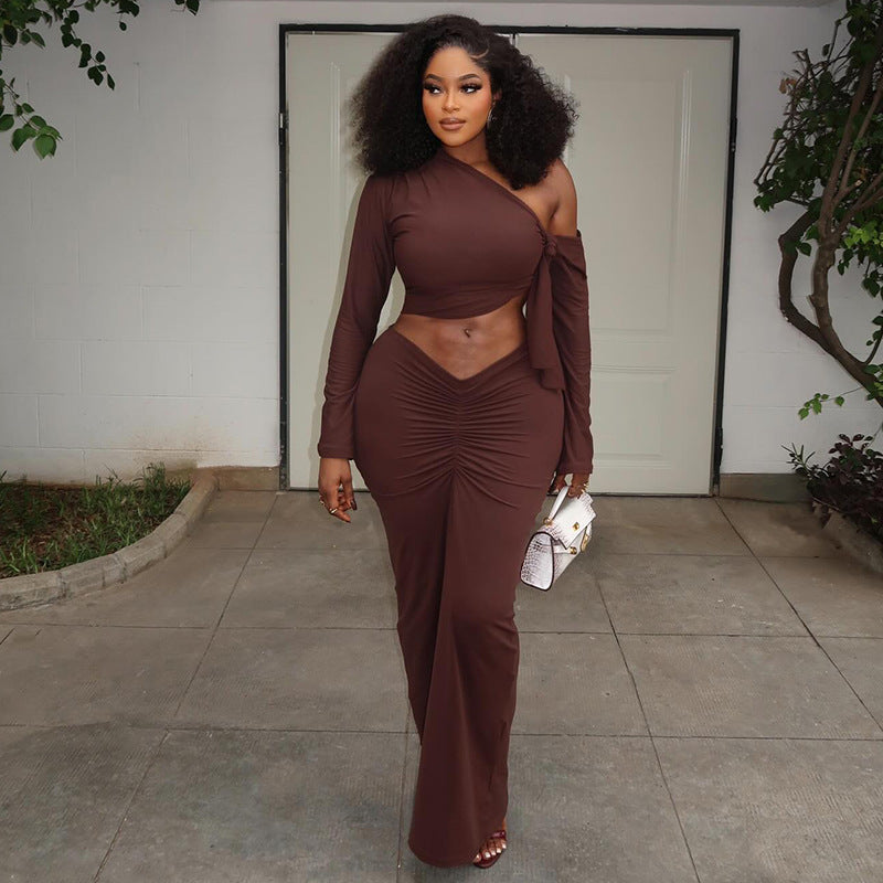Nia Pleated Skirt Set