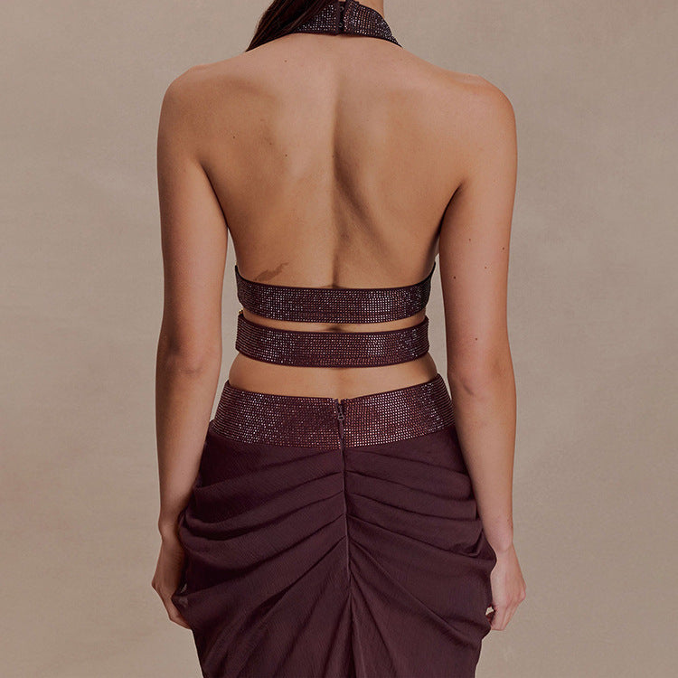 Zara Pleated Cropped Dress