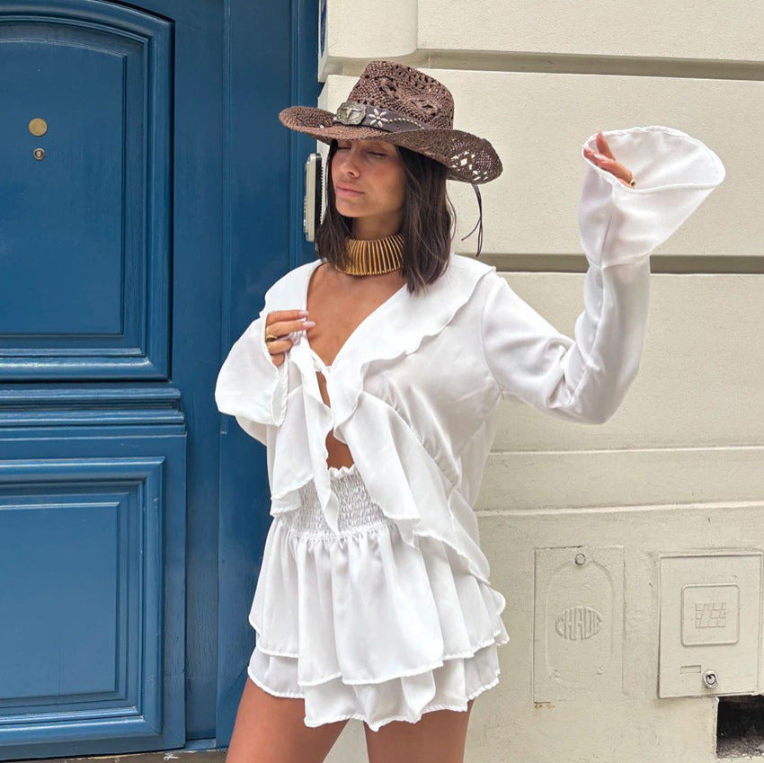 Valentina Cropped Skirt Set