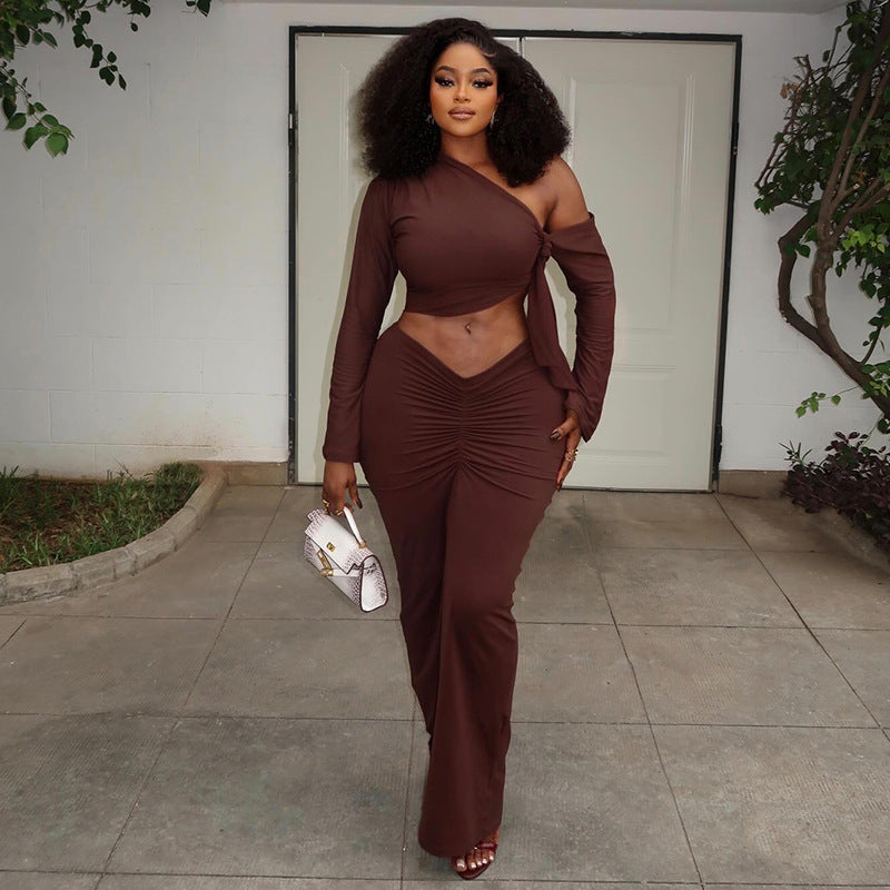 Nia Pleated Skirt Set