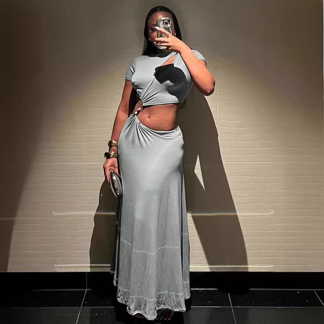 Mara Cropped Skirt Set