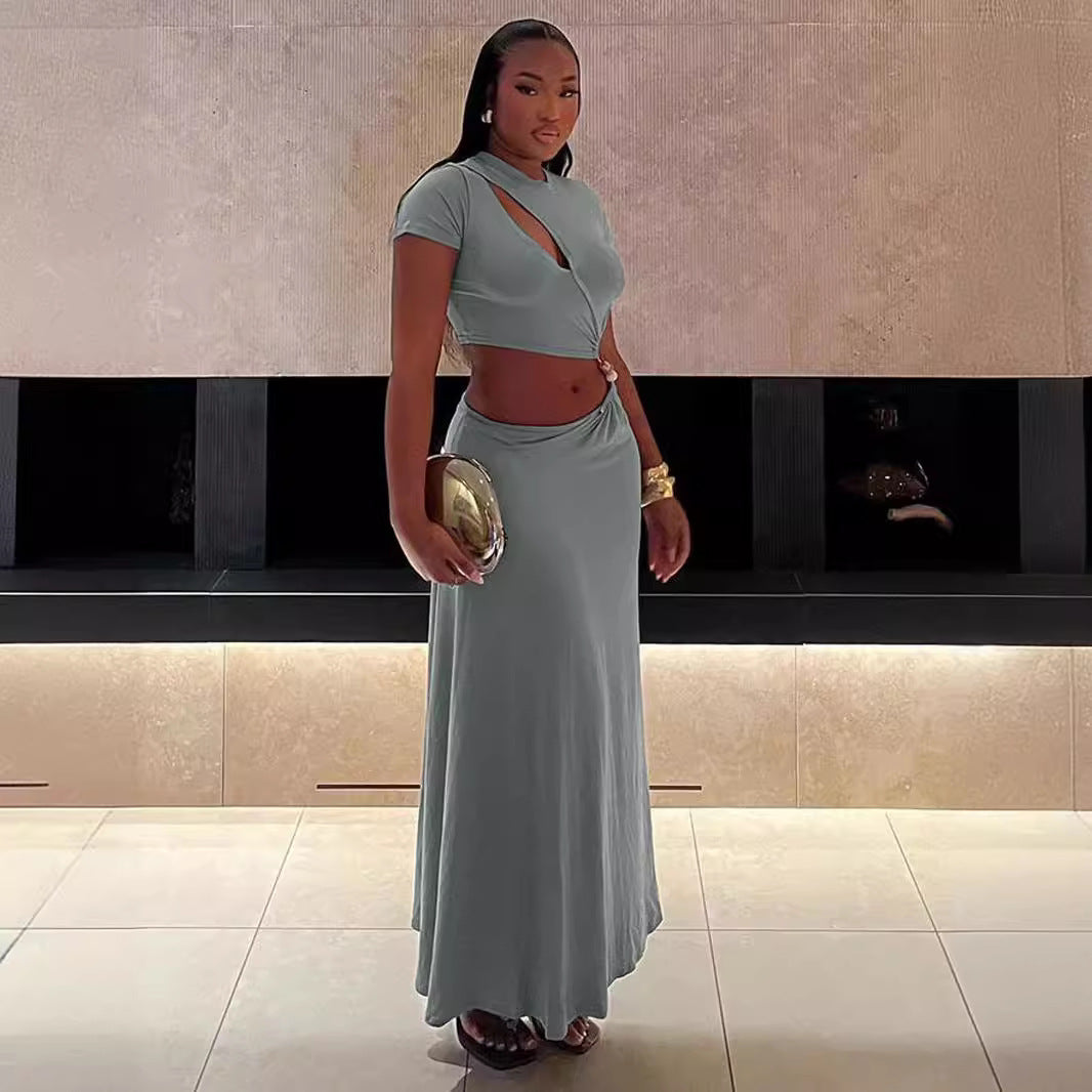 Mara Cropped Skirt Set