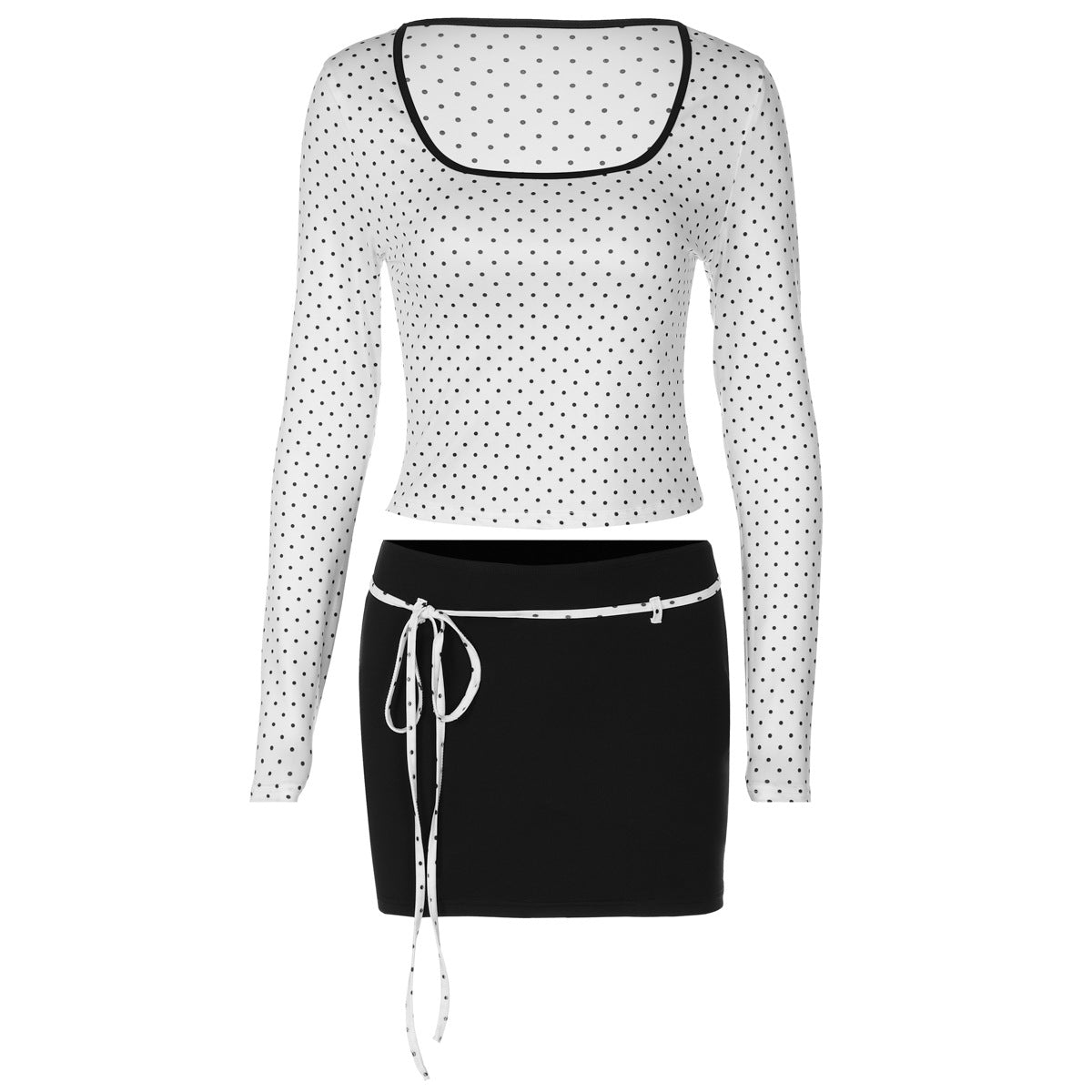 Keira Polka Dot Skirt Set