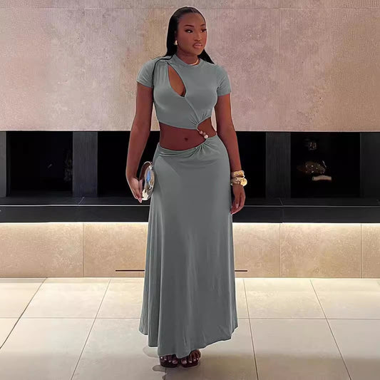 Mara Cropped Skirt Set