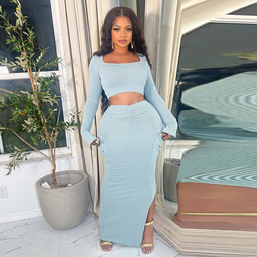 Eliana Cropped Skirt Set