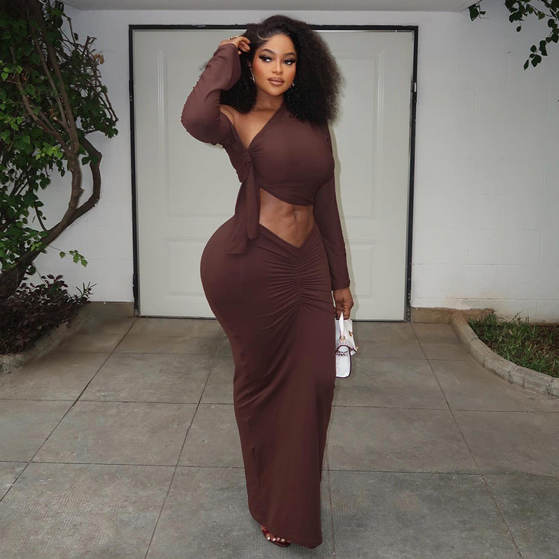 Nia Pleated Skirt Set