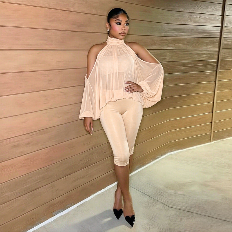 Juno Cropped Trousers Set